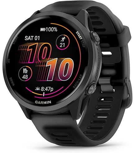 Garmin Forerunner 265, Smartwatch per la corsa, 46mm, GPS multi