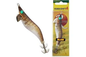 YAMASHITA Totanara da Pesca Squid Jig R Sutte Glow Totanare Luminose Egi Eging Seppie Calamari squid 2.5 10 Grammi Artificiale Professionale Luce (F/NAJ)