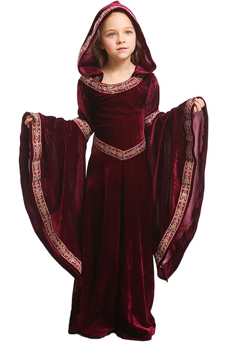 Abito Medievale Vestito Dama 800 Bambina Costume Medievale Donna