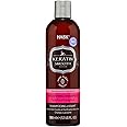 HASK Keratin Smooth Shampoo With Keratin Protein 355 ml | For Damage Hair, Reduce Frizz | Free Of Sulfates & Paraben