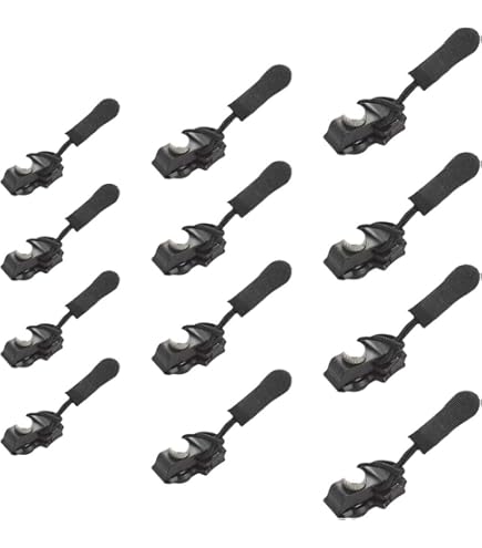 Kit Riparazione Cerniere Universale - 12 Pezzi Per Vestiti, Borse, Tende - Include Cursori E Denti - Foto 5