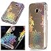 Produktbild Samsung Galaxy A3 2017 Hülle Spitze Blumen Lace Flower, E-Mandala Laser Bunt Ultra Dünn Slim Motiv Durchsichtig Klar Weiche TPU Silikon Bumper Schutzhülle Handy Tasche Schale Etui Handyhülle für Samsung Galaxy A3 2017 Case Cover Transparent mit Muster Design Stoßfest Kratzfeste