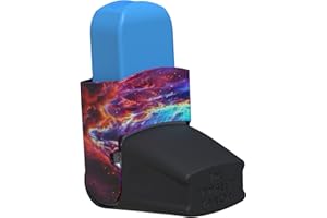 The Inhaler Tailor Easyhaler Cover in Over 30 Designs – Vegan Leather Inhaler Case for Kids and Adults – Handmade in England (Galaxy)