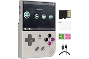 ASTARAMA RG35XX Plus przenośna konsola do gier, 3,5-calowy ekran IPS w stylu retro, z kartą 64TF i 5500 + klasycznymi grami, wbudowaną baterią 3300 mAh, obsługuje 5G Wi-Fi i Bluetooth 4.2