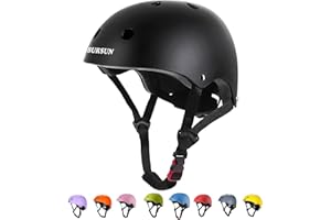 BURSUN Kinder Fahrradhelm Kinderhelm Skaterhelm für Alter 2-16 Jahre Jungen Mädchen, Kinderhelm für Fahrrad Roller Skateboard Scooter Roller Skating