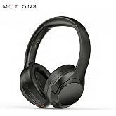 MOTIONS MS-H61 Kulak &Uuml;st&uuml; Kablosuz Kulaklık, ANC G&uuml;r&uuml;lt&uuml; Engelleme, Hi-Fi, Harici Mikrofonlu, Profesyonel, Bluetooth 5.3, Siy