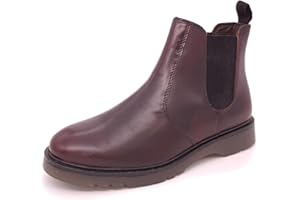 Frank James Naseby Mens Leather Pull On Dealer Chelsea Boots