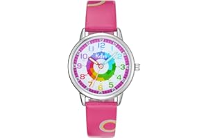 KDM Orologio da polso in pelle con cinturino in pelle e cinturino in pelle impermeabile