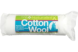 NAF NaturalintX Cotton Wool – Veterinary-Grade Absorbent Roll for Horses – Multi-Purpose First Aid Support – Ideal for Poulticing, Padding & Wound Care