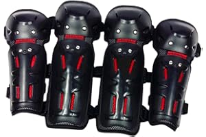 Homyl Genou Shin Coude Jambe Coussin Garde Protecteur Enfant Jeunes VTT Moto Motocross