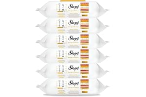 ROXLIN Sleepy Reinigungstücher für den täglichen Oberflächeneinsatz Reinigungstuch 6x100 Stück (Gelb)