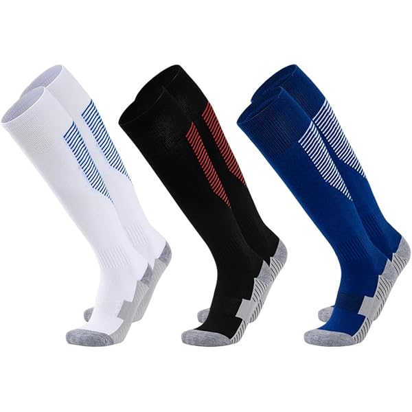 Chaussette Foot Enfant Orange Football,chaussettes De Football Pour Enfants, Chaussettes De Sport Respirantes, Au-dessus Du Chaussette Foot Enfant Decathlon