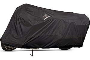 Guardian by Dowco 50004-02 WeatherAll Plus Indoor/Outdoor Waterproof Motorcycle Cover: Black, X-Large