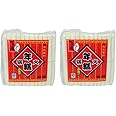 Honor Natural Rice Cake Stick 450g (Tteokbokki Topokki, Chinese, Korean) No Preservative (Pack of 2)