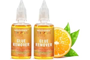 wodemate Tape in Extension Remover 30ml x 2 Bottles, Fast Acting Tape Remover Hair Extensions, Lace Wig Glue Remover for Wigs, Gentle on Skin, Cruelty Free, Pocket Sized