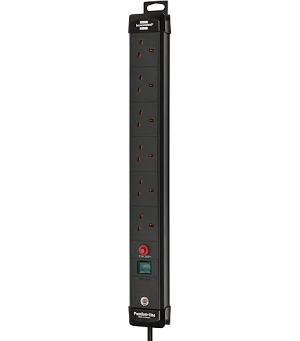 Desk Extension Lead 1.8M With USB Slots, PD 20W USB C Fast Charging Desk Power Socket Hafino 3 Way Desktop Power Strip Surge Protected Extension~p209526161 - View #2