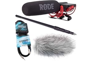 Rode Videomic Rycote keepdrum Bundle inkl Tonangel 3m + Windschutz WSWH + Miniklinke 3m
