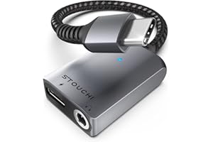 Stouchi Jack 3,5 mm PD USB C, 2 w 1 USB Typu C do zestawu słuchawkowego, DAC o wysokiej rozdzielczości, obsługa Samsung Galaxy S23 S22 S21, Pad Pro Mini6, Pixel 7 6