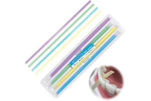 EIHI Carta Abrasiva Dentale Da 60 Pezzi Per Spazi Vuoti, Carta Abrasiva Dentale, Strisce Abrasive Interdentali, Lucidatura Dei Denti, Finitura Lucida, Strisce Sbiancanti Denti