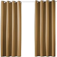 heimtexland ® 1 Paar Thermo- Verdunklungsgardinen Ösenschal Vorhänge Verdunkelnd Isolierend Blickdicht…