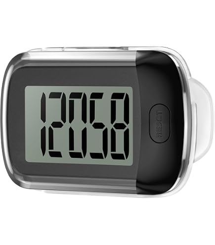 Podomètre 3D Rechargeable USB - Compteur De Pas Simple, Sans Appli, Pour Tous