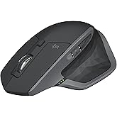 Logitech MX Master 2S Bluetooth Edition Wireless Mouse, Multi-Surface, Hyper-Fast Scrolling, Ergonomic, Rechargeable, Connect