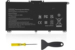 ASUNCELL 11.55V/41.9Wh HT03XL Batterie d'ordinateur Portable pour HP Pavilion 14-CE 14-CF 14-CK 14-CM 15-CS 15-CW 15-CU 15-DA 15-DB 15G-DR 17-by 17-CA, HP 240 G7, 245 G7, 250 G7, 255 G7 HT03XL HTO3XL