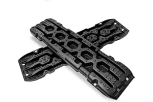 LIEKUMM 2 láminas de arena para todoterreno, ayuda a tracción para nieve, todoterreno, 10 T, 105 x 29 x 6 cm