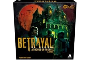 Avalon Hill Betrayal at House on the Hill, 3. edycja kooperacyjnej gry planszowej, wiek: od 12 lat, dla od 3 do 6 graczy