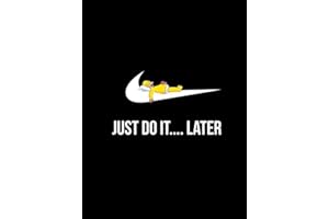 KIWI zolto Póster motivacional Collection Just Do It Homer, 30,5 x 45,7 cm