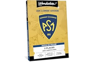 TICK&BOX Ticketbox - Asm Clermont - Match en Pesage - Coffret Cadeau - Idée Cadeau Divertissement