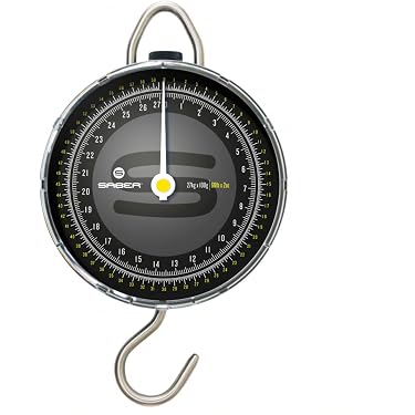 thumbnail interactive-video image 1 of Saber Camo Dial Fishing Scale – 60lb Capacity, Portable Spring Scale For Carp & Sea Tackle (SL45) 1 of 3