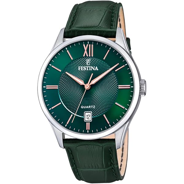 Festina Analoog kwartshorloge voor heren, met lederen armband F20512/1