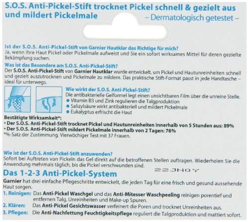 Garnier Hautklar Extra-Startk S.O.S. Anti-Pickel Stift, 10 ml - 5