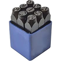 Set Punzoni Numerici Faithfull 8mm - Per Marcatura Metalli E Strumenti - Foto 4