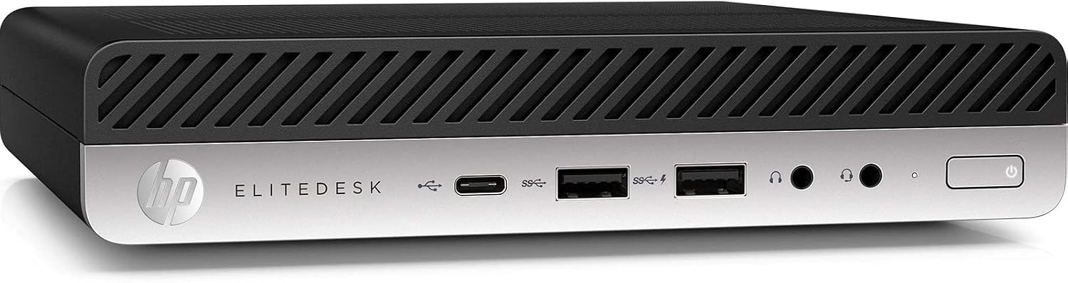 HP Mini PC Computer Desktop EliteDesk 800, Procesador Core i5-7400T, Memoria RAM 8GB, Disco SSD 240GB, Win 11 Pro (Reacondicionado)