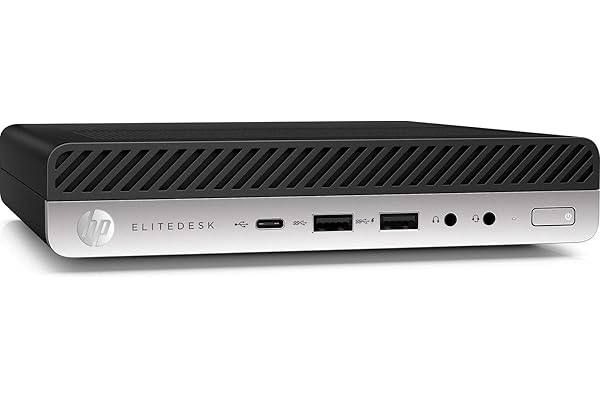 HP Mini PC Computer Desktop EliteDesk 800, Procesador Core i5-7400T, Memoria RAM 8GB, Disco SSD 240GB, Win 11 Pro (Reacondicionado)