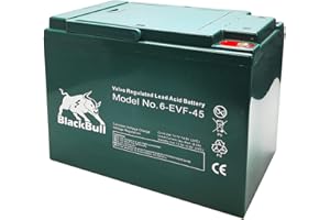 FORÇA Blackbull pro 12V 45AH Akku Zyklenfest XXL Schraubanschluss Akku für Kabinenfahrzeuge Elektrofahrzeuge ECONELO AKTIVIMO ECABINO…