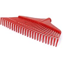 Râteau à Feuilles Réglable Fly Hawk – 20 à 43 Cm Tête Ajustable, Manche 147 Cm – Pour Jardin, Camping Et Enfants