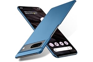 Bastmei Etui do Google Pixel 7a 5G, niezwykle lekkie, ultralekkie, super cienkie etui ochronne na aparat, twarde etui z poliwęglanu do Google Pixel 7a 5G (żwirowo-niebieski)