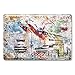 Produktbild Pilotessadesign Airberlin | Airline mit Herz | Retro Blechschild | Vintage-Schild | Wand-Dekoration | Blechschild mit Flugzeug | 30x20cm | by
