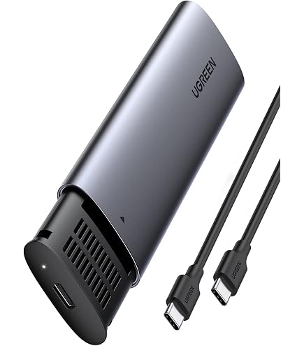 Ugreen 90264 USB-C 3.1 M.2 SATA/NVMe Solid State Drive Enclosure