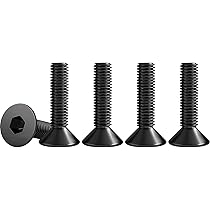 Ezitruz Sluitringen M6 zwart, 50 stuks sluitringen koolstofstaal, carrosserieringen M6, platte sluitringen, afstandsringen voor schroeven en moeren en schroefdraadstang