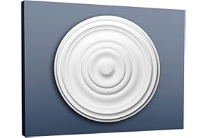 Centre de plafond moyenne taille R09 - L48,5 x H3,7 x l48,5 - ORAC DECOR