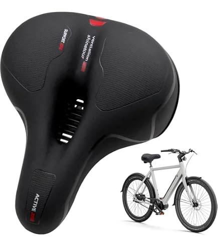 Selle De Vélo Royal Lookin 3D - Unisexe Adulte, Noir, Taille Unique - Confortable Et Design Moderne