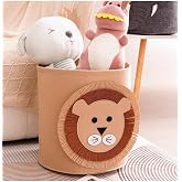 Laundry Basket Cute Lion Toy Basket Felt Basket Kids Room Organizer