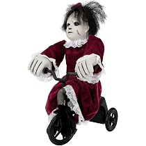 Boland 73048 - Interaktive Horror-Puppe auf Fahrrad, Größe 35 x 21 ...