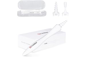 Le kit de nettoyage Tvidler Pro élimine le cérumen de manière sûre et efficace. Livré avec 2 têtes différentes pour une hygiène maximale. Souple et flexible pour une sécurité accrue et un confort