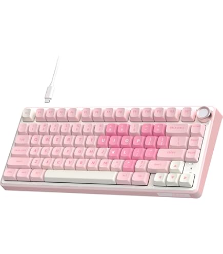 MONOKEI Standard Keyboard (Blush Pink with Red Switches) : Amazon
