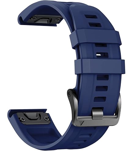 AISPORTS Cinturino In Silicone 22mm Quick Fit Per Garmin Fenix 5 Plus / 6 / 7 / Epix Gen2 / Instinct 2, Regolabile 180-230mm, Con Cacciaviti Inclusi